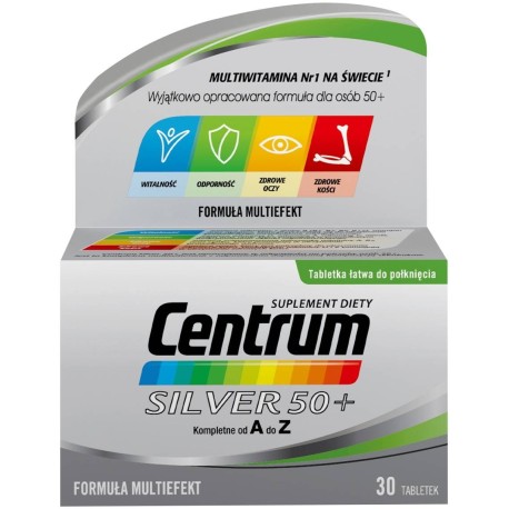 Centrum Silver 50+ Suplement diety 37 g (30 sztuk)