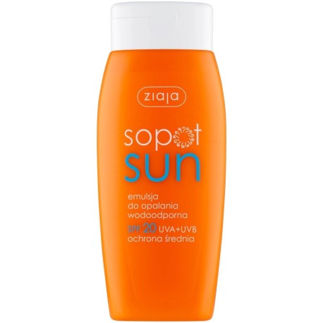 Ziaja Sopot Sun Emulsja do opalania wodoodporna SPF 20 150 ml