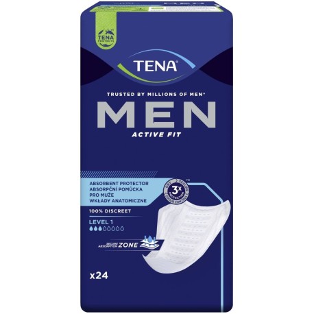 TENA Men Level 1 Wkłady anatomiczne 24 sztuki