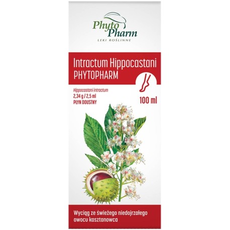 Intractum Hippocastani Phytopharm Płyn doustny 100 ml