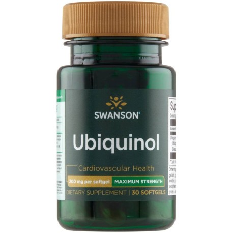 Swanson Suplement diety ubiquinol 200 mg 27 g (30 sztuk)