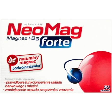 NeoMag forte Suplement diety 50 sztuk