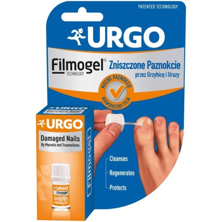 Urgo Filmogel Produkt w płynie zniszczone paznokcie przez grzybicę i urazy 3,25 ml