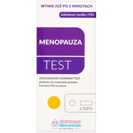 Domowe Laboratorium Test menopauza 2 sztuki