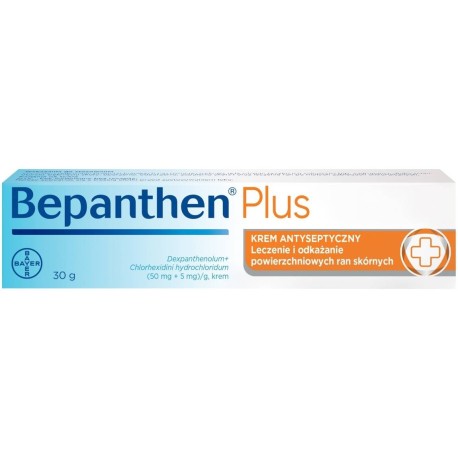 Bepanthen Plus Krem antyseptyczny 50 mg + 5 mg 30 g