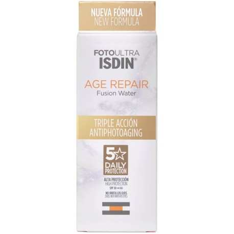 Isdin FotoUltra Age Repair Fusion Water Filtr przeciwsłoneczny do twarzy z fazą wodną SPF 50 50 ml