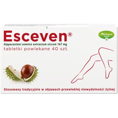 Esceven 167 mg Tabletki powlekane 40 sztuk