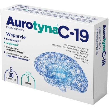 Aurotyna C-19 Suplement diety 10,74 g (30 sztuk)