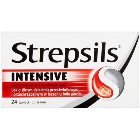 Strepsils Intensive Tabletki do ssania 24 sztuki