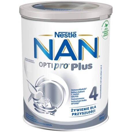 NAN OPTIPRO Plus 4 Produkt na bazie mleka dla małych dzieci 800 g