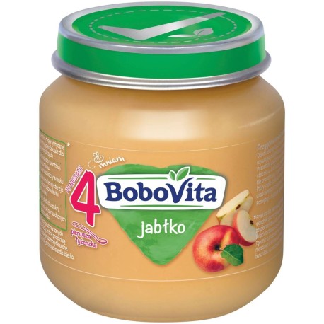 BoboVita Jabłko po 4 miesiącu 125 g