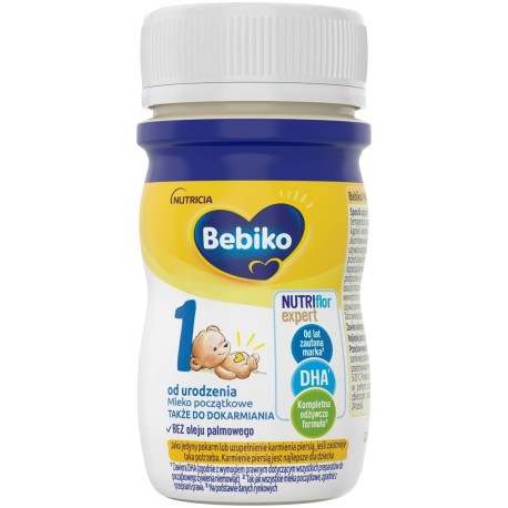 Bebiko 1 Mleko początkowe od urodzenia 90 ml