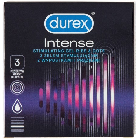 Durex Intense Prezerwatywy 3 sztuki