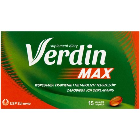 Verdin Max Suplement diety 15 sztuk