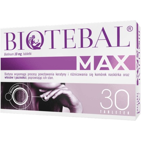 Biotebal Max 10 mg x 30 tabl.