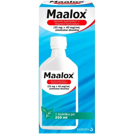 Sanofi Maalox 35 mg + 40 mg Zawiesina doustna 250 ml