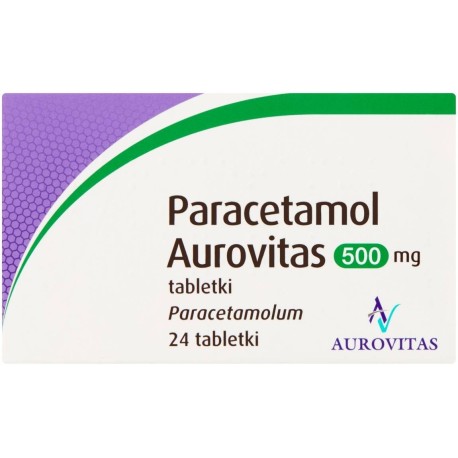 Paracetamol Aurovitas Tabletki 24 sztuki