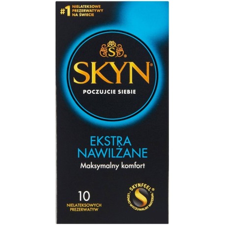 Skyn Nielateksowe prezerwatywy ekstra nawilżane 10 sztuk