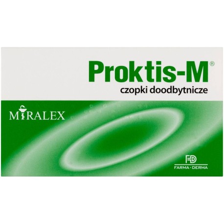 Proktis-M Wyrób medyczny czopki doodbytnicze 10 x 2 g