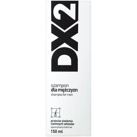 DX2 Szampon dla mężczyzn przeciw siwieniu ciemnych włosów 150 ml