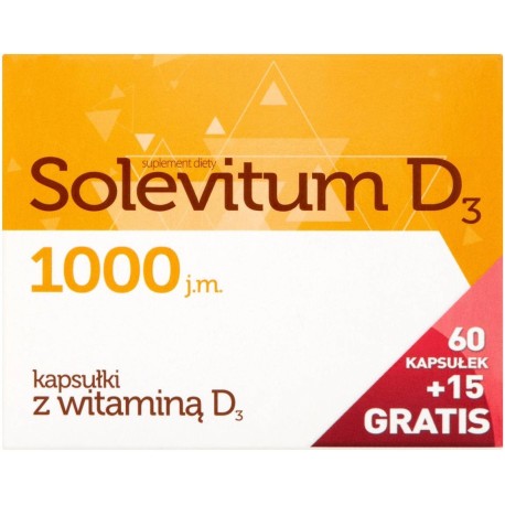 Solevitum D3 1000 j.m. Suplement diety 75 sztuk