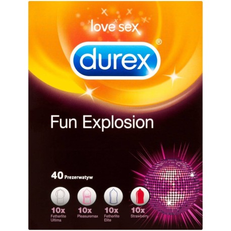 Durex Fun Explosion Prezerwatywy 40 sztuk