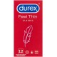 Durex Feel Thin Classic Wyrób medyczny prezerwatywy 12 sztuk