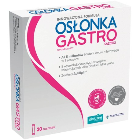 Osłonka Gastro Suplement diety 18 g (20 sztuk)