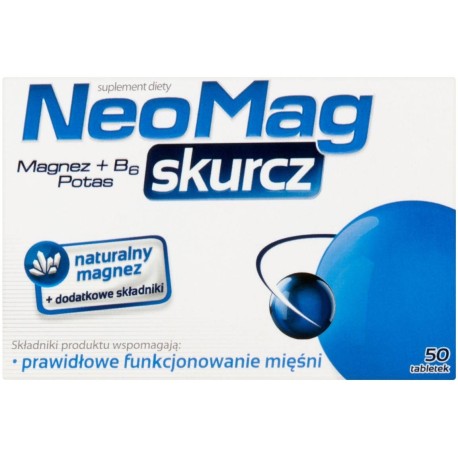 NeoMag skurcz Suplement diety 50 sztuk