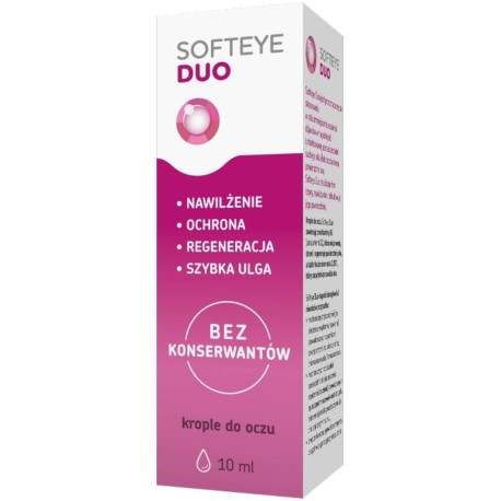 SOFTEYE DUO krople do oczu 0,15% / 2% 10ml