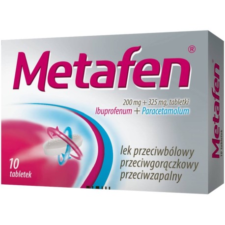 Metafen (200 mg + 325 mg) x 10 tabl.