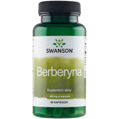 Swanson Suplement diety berberyna 400 mg 34 g (60 sztuk)