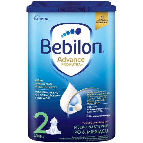 Bebilon 2 Pronutra-Advance Mleko następne po 6. miesiącu 800 g