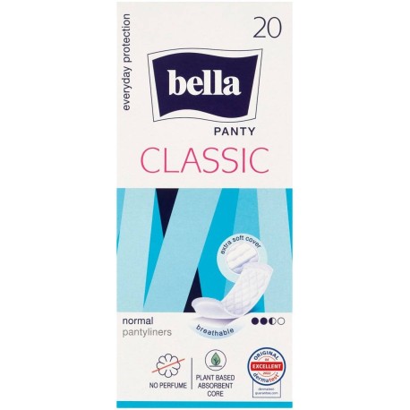 Bella Panty Classic Normal Wkładki higieniczne 20 sztuk