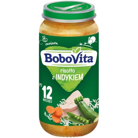 BoboVita Risotto z indykiem po 12 miesiącu 250 g