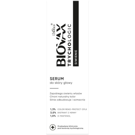 L'biotica Biovax Trychologic Siwienie serum do skóry głowy 50 ml