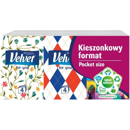 Velvet Minis for You Chusteczki higieniczne 7 x 6 sztuk