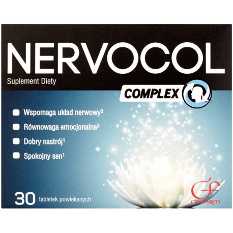 Colfarm Nervocol Complex Suplement diety 30 tabletek