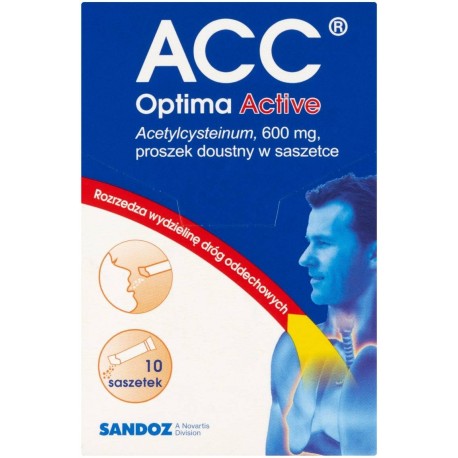 ACC Optima Active 600 mg Lek 10 sztuk