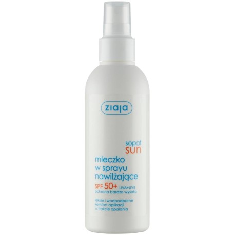 Ziaja Sopot Sun Mleczko w sprayu nawilżające SPF 50+ 170 ml