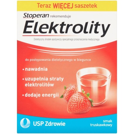 Stoperan Elektrolity smak truskawkowy 29,4 g (7 x 4,2 g)