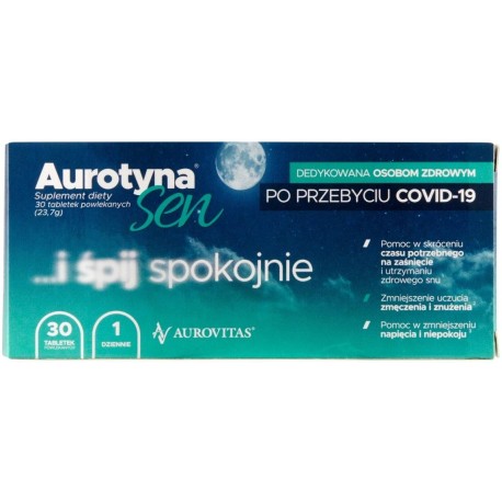 Aurotyna Suplement diety sen 23,7 g (30 sztuk)