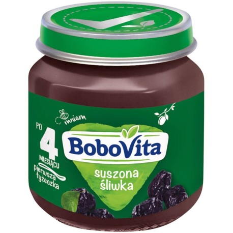 BoboVita Suszona śliwka po 4 miesiącu 125 g