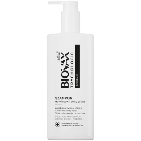 L'biotica Biovax Trychologic Siwienie szampon do włosów i skóry głowy 200 ml 