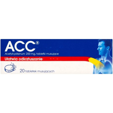 ACC 200 mg Lek 20 sztuk