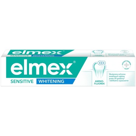 elmex Sensitive Whitening Pasta do zębów z aminofluorkiem 75 ml