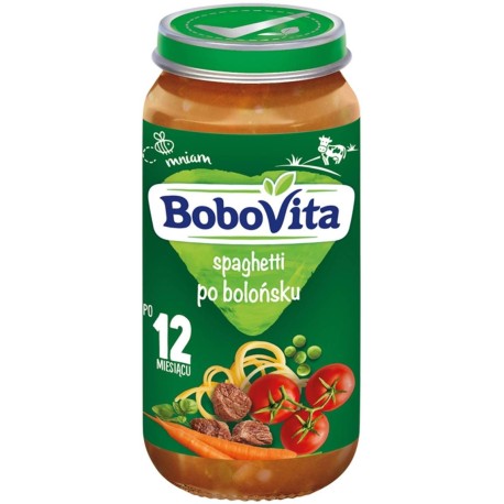 BoboVita Spaghetti po bolońsku po 12 miesiącu 250 g