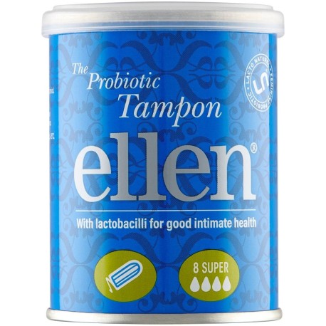 Ellen Super Tampony probiotyczne 8 sztuk