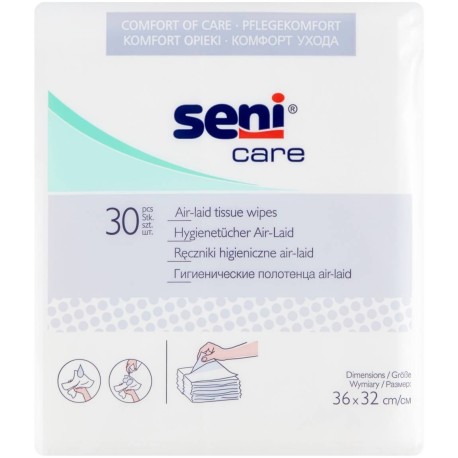 Seni Care Ręczniki higieniczne Air-Laid 36 x 32 cm 30 sztuk