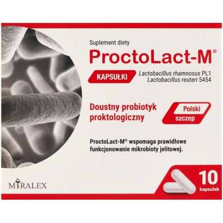 ProctoLact-M Suplement diety doustny probiotyk proktologiczny 4 g (10 x 400 mg)